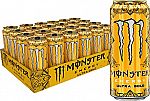 24-Pack 16-Oz Monster Energy Ultra Gold Sugar Free Energy Drink $25.75