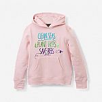 Girls' Graphic Camp Fleece Hoodie $13 and more