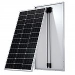 ECO-WORTHY 100W 12V Monocrystalline Solar Panel $69