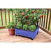 CITY PICKERS 24.5" x 20.5" Patio Raised Garden Bed Kit with Watering System and Casters $25