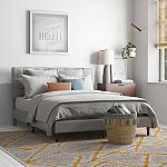 Aquilla Upholstered Bed (King Size) $109 and more