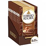 8-Pack 3.1-Oz Ferrero Rocher Premium Milk Chocolate Hazelnut Bars $13.94