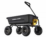 Gorilla Carts 4-cu ft Poly Yard Cart $99.98