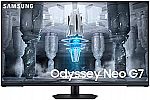 SAMSUNG 43" Odyssey Neo G7 4K Smart Gaming Monitor LS43CG702NNXZA $499.99