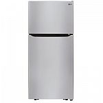 LG 20 Cu. Ft. Top Freezer Refrigerator $399.81