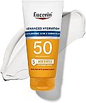 Eucerin Sun Advanced Hydration SPF 50 Sunscreen Lotion, 5 Fl Oz Tube $9