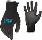 Gorilla Grip Slip Resistant All Purpose Work Gloves (Black, Large) $2.69