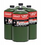 4-Pack 16-Oz Coleman All Purpose Propane Gas Cylinder $17.85 YMMV