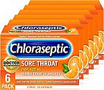 6-Pack of 18-Count Chloraseptic Sore Throat Lozenges, Citrus $9