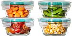 OXO Good Grips 8 Piece Smart Seal Glass Food Storage Set $16.97