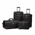 4-Piece American Tourister Fieldbrook XLT Softside Upright Luggage $80