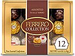 12-Count 4.6-Oz Ferrero Collection Premium Gourmet Assorted Chocolate $3.32 & More