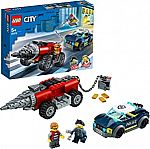 LEGO City Police Police Driller Chase 60273 $22.50