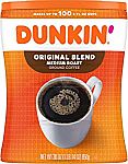 30 Ounce Dunkin' Original Blend Medium Roast Ground Coffee $11.99