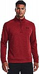 Under Armour Men's Armourfleece 1/4 Zip (XS, Stadium Red) $9.37