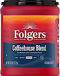 6-Pack of 9.6-oz Folgers Coffeehouse Blend Medium Dark Roast Ground Coffee $15.56