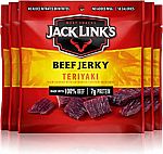 5-pack 0.625 oz Jack Link's Beef Jerky, Teriyaki $4