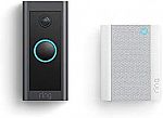 Ring Doorbell Sale: Wired $39, with Ring Chime Bundle $64