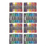 4-Pack  24 Assorted Colors Amazon Basics Jumbo Crayons $8