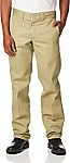 Dickies Men's Slim Straight Work Pants (Khaki, Select Sizes) $11.43