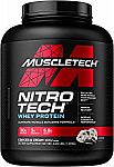 4 lbs MuscleTech Nitro-Tech Whey Gold Protein Powder $27