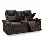 Seatcraft Vienna (Top Grain Leather) Power Recline Home Theater Seating Loveseat $1,400