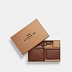 Coach Boxed 3 In 1 Wallet Gift Set $73 and more