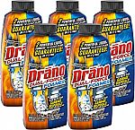 5-pack Drano Dual-Force Foamer Clog Remover, 17 oz $10.69