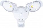 Amazon Basics 40W Waterproof LED Outdoor Motion Light w/ 2 Adjustable Heads $16.22