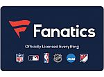 Fanatics $75 Gift Card (Email Delivery) $60