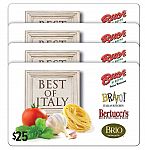 $100 Romano's Macaroni Grill or Bucca di Beppo GC $70 and more