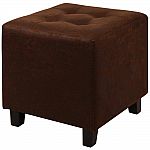 13.75" Faux Leather Ottoman Stool $27.73