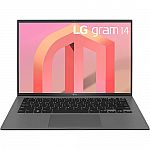 LG Gram 14" 14Z90Q WQXGA Laptop (i7-1260P 16GB 512GB) $699 and More