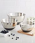 Martha Stewart Set of 3 Mixing Bowls $20, Large Cookie Scoop $8.93 and more
