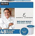 48 Count Emeril Big Easy Bold Single-Serve Keurig Dark Roast Coffee Pods $12