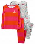 Carters Kid 4-Piece 100% Snug Fit Cotton PJs $8.79 and more