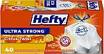 120-Ct 13-Gallon Hefty Ultra Strong Tall Kitchen Trash Bags $14 and more