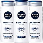 2 x 3-pack NIVEA Nivea Men Sensitive Body Wash with Bamboo Extract $15