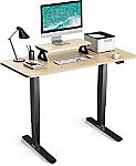 Marsail Electric Standing Desk with Monitor Stand $93.40