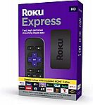 Roku Express HD Streaming Media Player w/ Remote $16.47