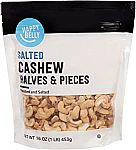 16 Ounce Happy Belly Cashew Halves & Pieces, Roasted & Salted $5.38