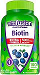100 Count vitafusion Extra Strength Biotin Gummy Vitamins $6.90