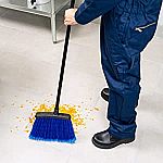 12-Pack CFS Duo-Sweep Plastic Large Debris Broom with Handle $18