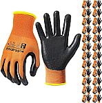 24-Pairs MANUSAGE Safety Work Gloves Large $22.69