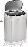 30L Amazon Basics Automatic Stainless Steel 2-Bin Trash Can $33.90