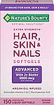 150-Ct Nature's Bounty Hair, Skin & Nails Rapid Release Softgels $7