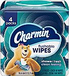 160-Ct Charmin Flushable Wipes $6.22