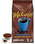 12 oz McCafe Colombian, Medium-Dark Roast Ground Coffee $4