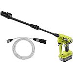 RYOBI ONE+ 18V EZClean 320 PSI 0.8 GPM Cordless Battery Cold Water Power Cleaner $49.99