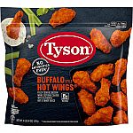 Sam's Club Members: 64oz.Tyson Frozen Cooked Bone-In Buffalo Hot Chicken Wings $9.83